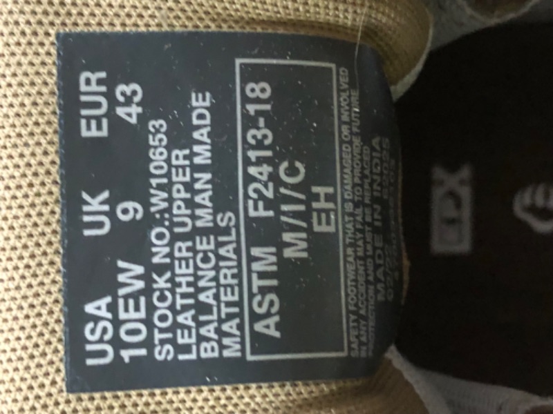 Photo 1 of Wolverine Work Boots Size 10m (Extra Wide)