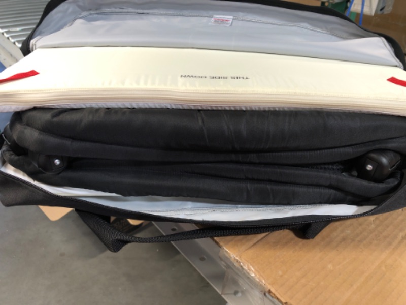 Photo 2 of BabyBjorn Travel Crib Light Black and Fitted Sheet Bundle Pack