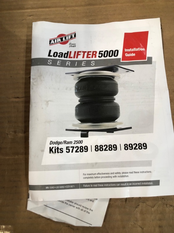 Photo 4 of Air Lift 88289 LoadLifter 5000 Ultimate Air Suspension Kit