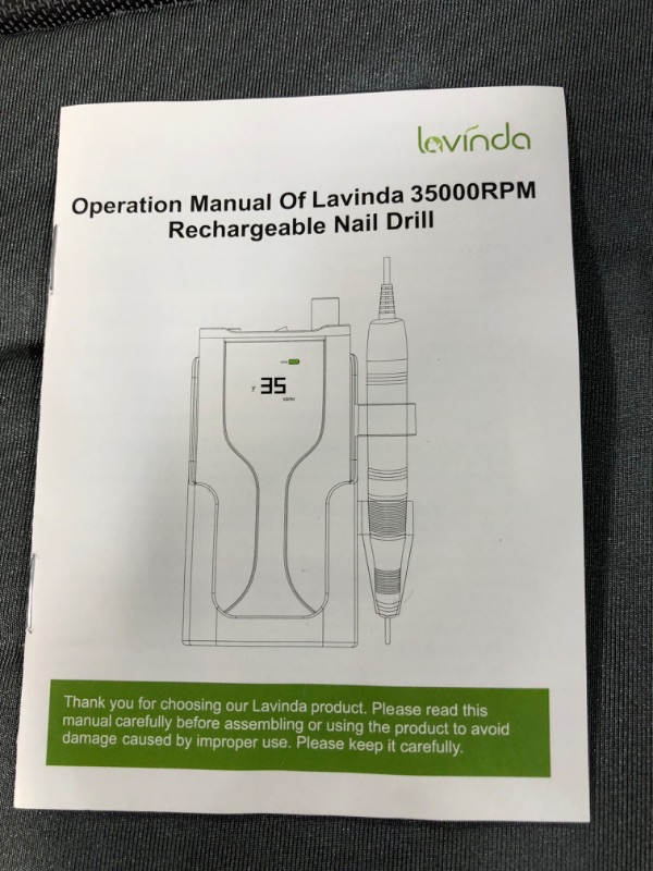 Photo 6 of [USED] Professional Rechargeable Nail Drill Machine, Lavinda