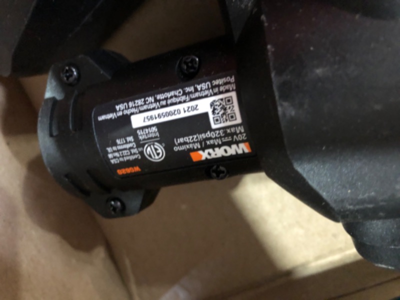 Photo 4 of [USED] WORX Hydroshot 20V Power Share 320 PSI Portable Power Cleaner