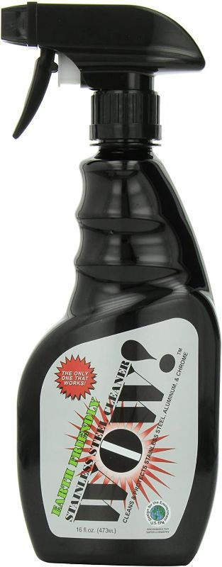 Photo 1 of **SEE NOTES** Wow! Stainless Steel Cleaner & Protectant, 16 fl oz (473 ml)