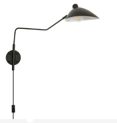 Photo 1 of [USED] Modern Plug in Swing Arm Wall Sconce