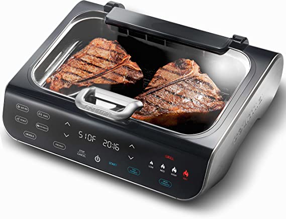 Photo 1 of Gourmia Smokeless Indoor Grill & Air Fryer