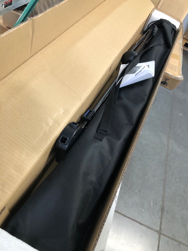 Photo 1 of Projector Screen with Stand, 100 Inch Outdoor Projector Screen 16:9 and Tripod Stand, Portable Projector Screen with 1.2 Gain, Lightweight and Compact, Easy Setup, Idea for Home Cinema, Backyard Party