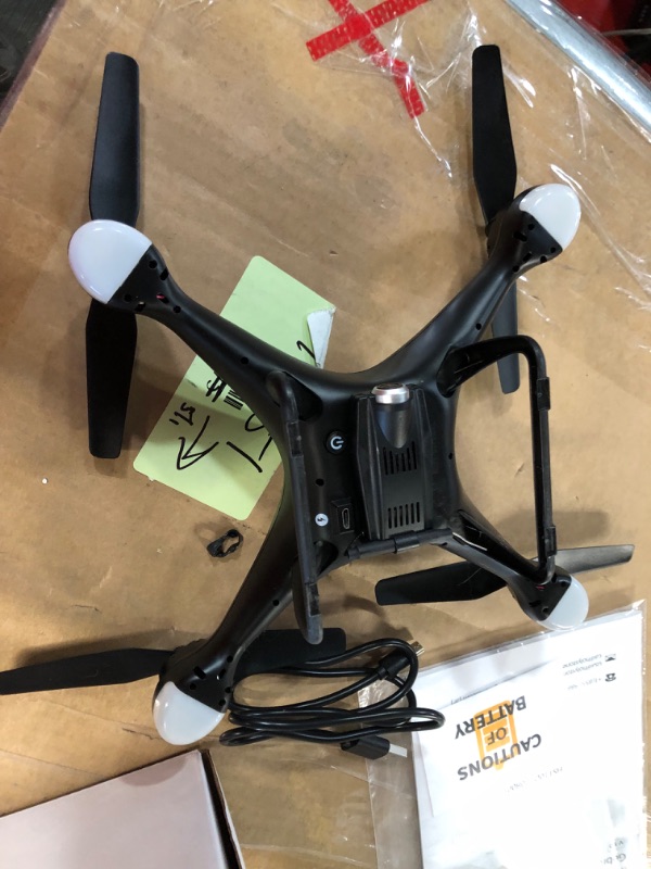 Photo 4 of Holy Stone HS110D FPV RC Drone with 1080P HD Camera Live Video 120°Wide-Angle WiFi Quadcopter with Gravity Sensor, Voice Control, Gesture Control, Altitude Hold, Headless Mode, 3D Flip RTF 2 Batteries