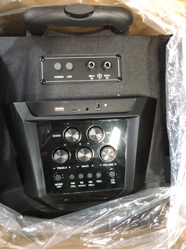 Photo 10 of Moukey Karaoke Machine, PA System Subwoofer **NOT TESTED** ***LOOKS BRAND NEW***