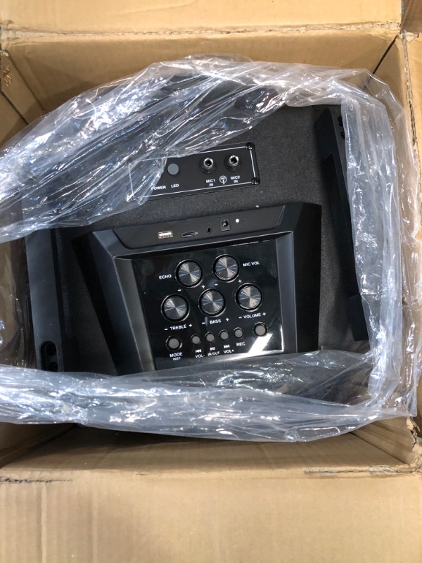 Photo 9 of Moukey Karaoke Machine, PA System Subwoofer **NOT TESTED** ***LOOKS BRAND NEW***