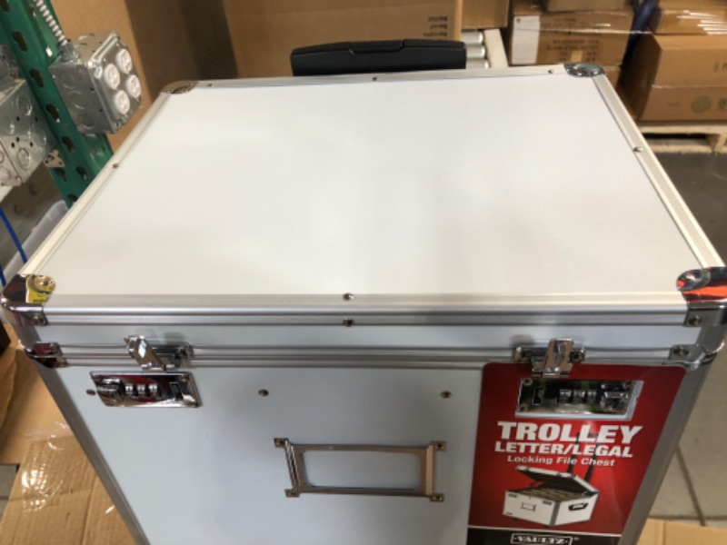 Photo 1 of Vaultz Portable File Box with Handle - 15 x 14 x 17 Inch ***LOOKS BRAND NEW***