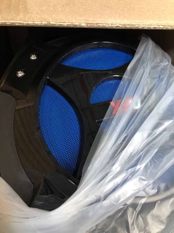 Photo 3 of QFX PBX-61081BTBLUE 2,600-Watt Portable Bluetooth Party Sound System