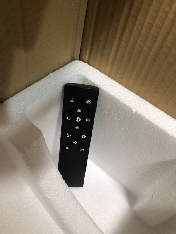 Photo 3 of haodengshi Low Profile Ceiling Fan Lights with Remote **NOT TESTED** *LOOKS NEW*