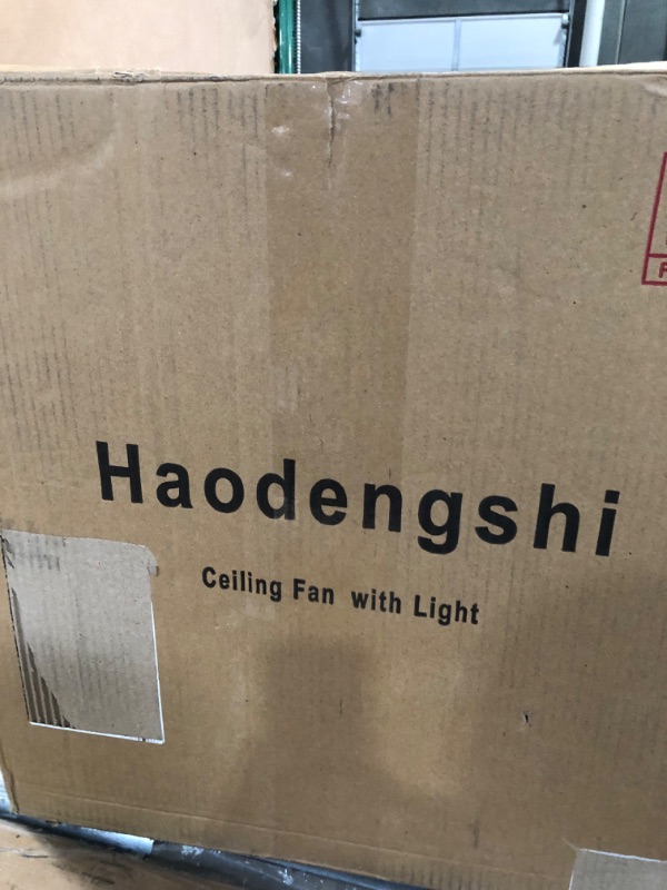 Photo 5 of haodengshi Low Profile Ceiling Fan Lights with Remote **NOT TESTED** *LOOKS NEW*