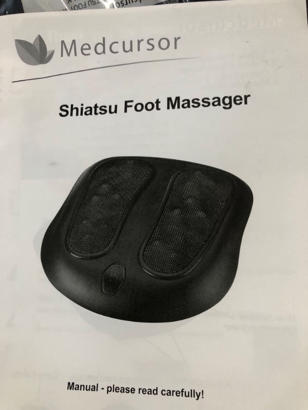 Photo 2 of Medcursor Shiatsu Foot Massager **TURNS ON** ***LOOKS BRAND NEW***