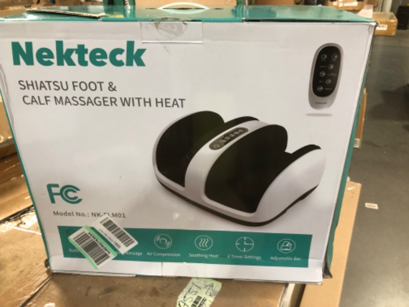 Photo 2 of Nekteck Foot Shiatsu Massager, Calf Massage **NOT TESTED** ***LOOKS BRAND NEW***