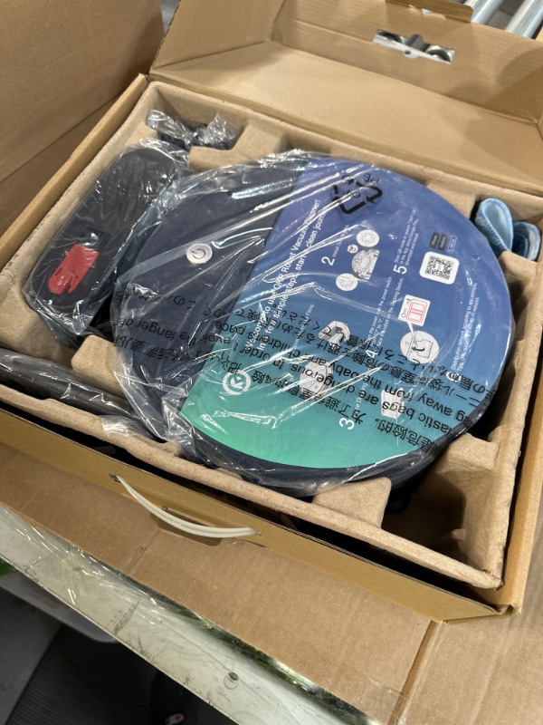 Photo 1 of ****PARTS ONLY- DOES NOT POWER ON *** 
OKP K3 Robot Vacuum Cleaner Self-Charging Robotic Vacuum Cleaner Blue