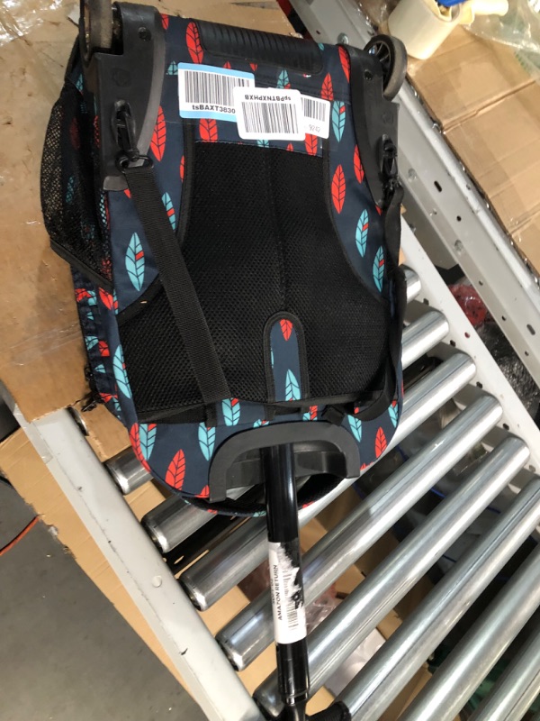 Photo 1 of **HANDLE CAN'T GO DOWN**
J World New York Sundance Rolling Backpack Girl Boy Roller Bookbag Indigo
