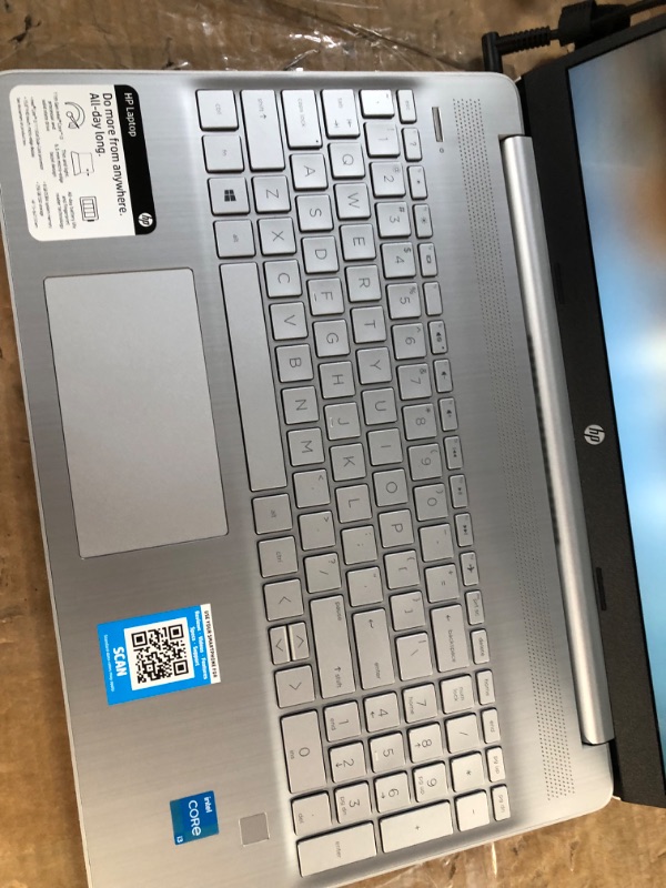 Photo 7 of HP 15.6" FHD Touchscreen Business Laptop, 11th Gen Intel Core i3-1115G4 Processor, Windows 10 Pro, 12GB RAM, 256GB SSD, HDMI, Wi-Fi 5, Bluetooth, Fingerprint Reader, Silver, 32GB Durlyfish USB Card 12GB RAM | 256GB SSD *HAS A PASSWORD, NEEDS FACTORY RESET