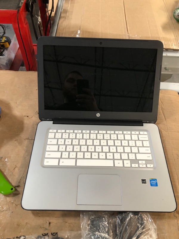 Photo 4 of HP Chromebook 14" FHD Everyday Value Laptop (Intel Celeron N4000 2-Core, 4GB RAM, 64GB eMMC, Intel UHD 600, WiFi 6, Bluetooth 5.0, Webcam, 1xUSB 3.1, Chrome OS) with Hub *PARTS, AS IS, DOES NOT TURN ON*