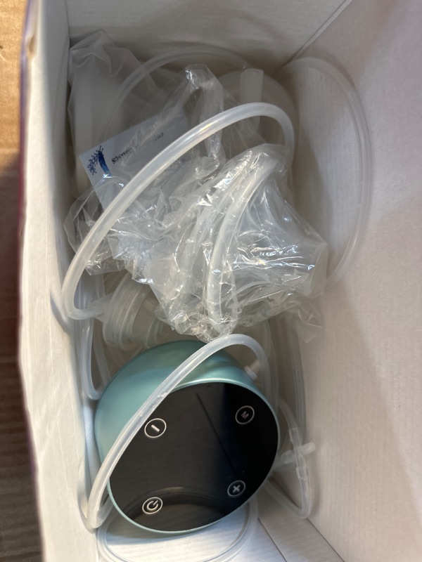 Photo 2 of **SEE NOTES**
EGNELL Double Electric Breast Pump with Milk Bags - Quiet and Portable with 6 Modes and 9 Levels of Suction - Touch Screen LED Display and USB Charger