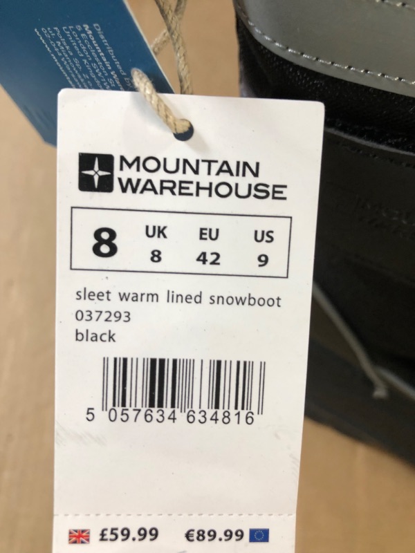 Photo 3 of Mountain Warehouse Sleet Warm Lined Snowboots Size 8