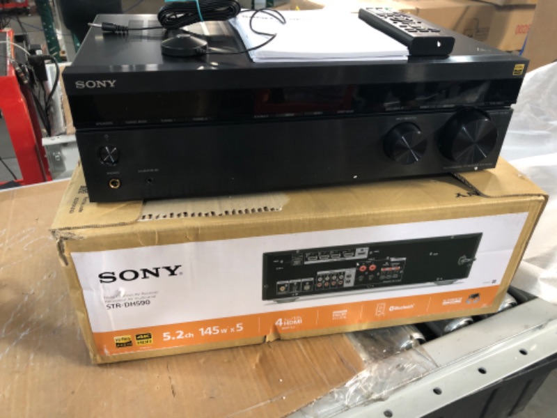 Photo 2 of Sony STR-DH590 5.2 Multi-Channel 4K HDR AV Receiver with Bluetooth