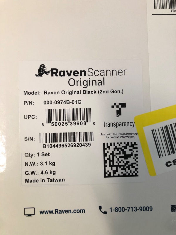 Photo 2 of Raven Original Document Scanner - Huge Touchscreen, Color Duplex Feeder (ADF), Wireless Scanning to Cloud, WiFi, Ethernet, USB, Home or Office Desktop (2nd Gen) Black