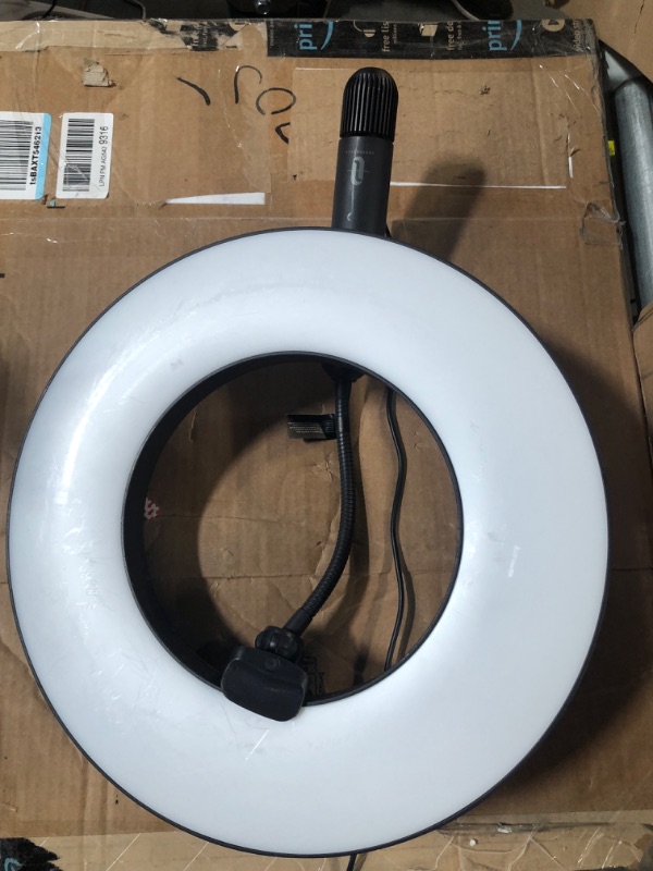 Photo 4 of 14" Selfie Ring Light, Ring Light with Stand Features 78" Extendable Tripod 