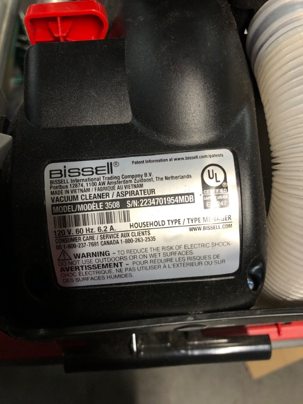 Photo 2 of **USED** BISSELL CleanView Compact Upright Vacuum black/red 