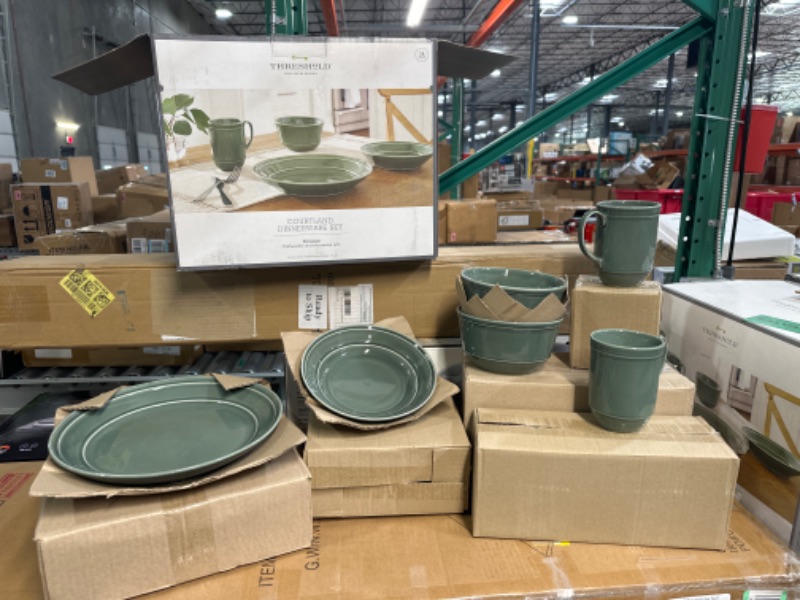 Photo 2 of 16pc Porcelain Courtland Dinnerware Set - Threshold™