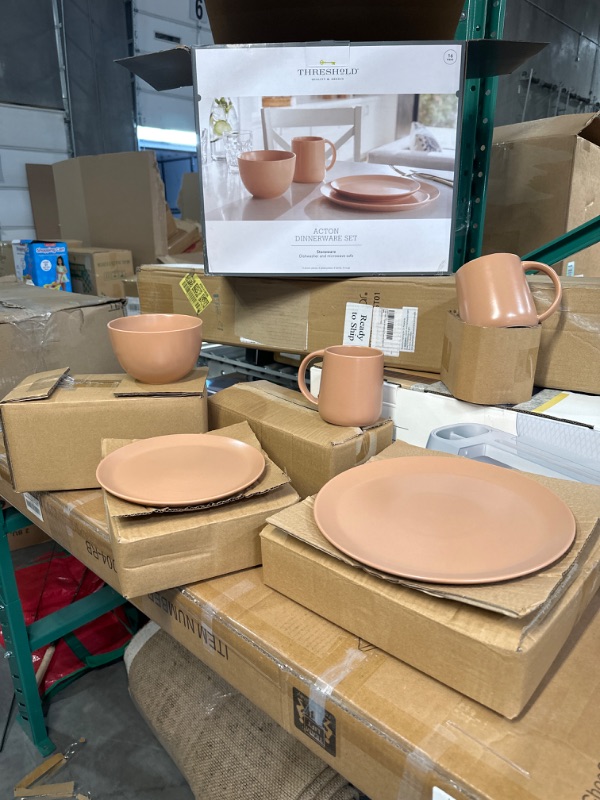 Photo 3 of 16pc Stoneware Acton Dinnerware Set - Threshold™