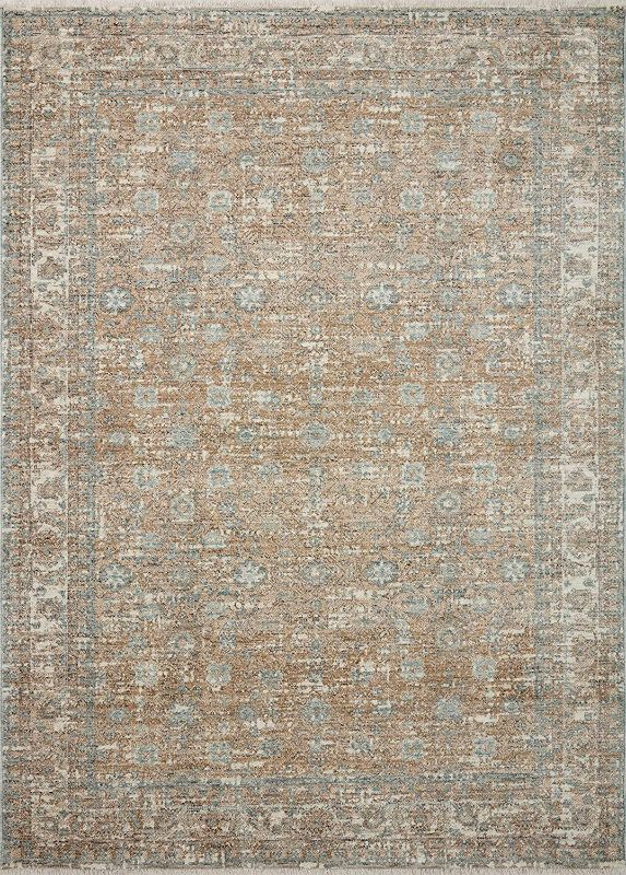 Photo 1 of **USED BUT APPEARS NEW** Angela Rose x Loloi Blake Collection BLA-05 Sand / Sky, Transitional 5'-3" x 7'-6" Area Rug Sand