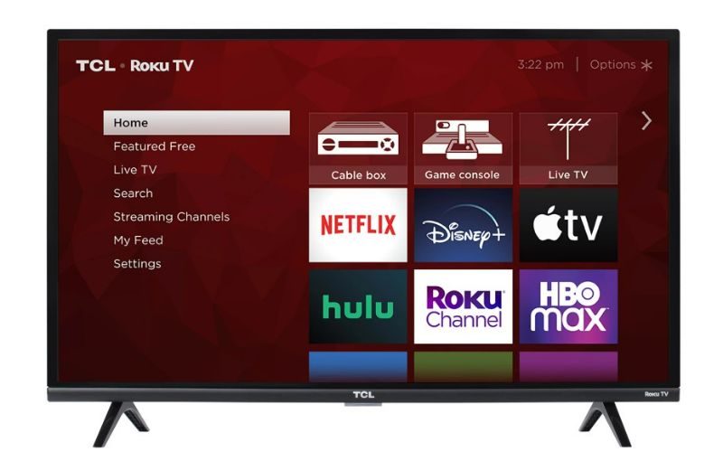 Photo 1 of TCL 32" Class 3 Series 1080P FHD LED Roku Smart TV, 32S327