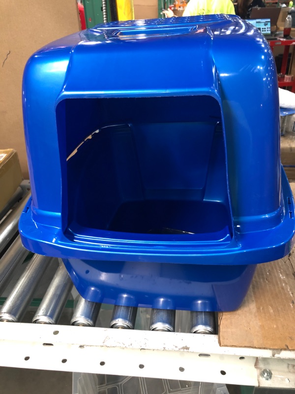 Photo 2 of 
Van Ness Pets Odor Control Extra Large, Giant Enclosed Cat Pan with Odor Door, Hooded, Blue, CP7