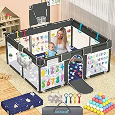 Photo 1 of [USED] Baby Playpen with Play Mat