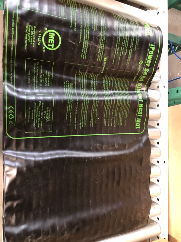 Photo 3 of [USED] iPower GLHTMTLX2 2-Pack Durable Waterproof Seedling Heat Mat 48" x 20" 