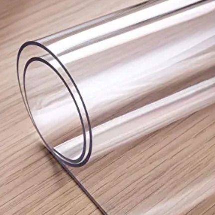 Photo 1 of OstepDecor 2mm Thick 48 x 32 Inch Clear Table Cover Protector,