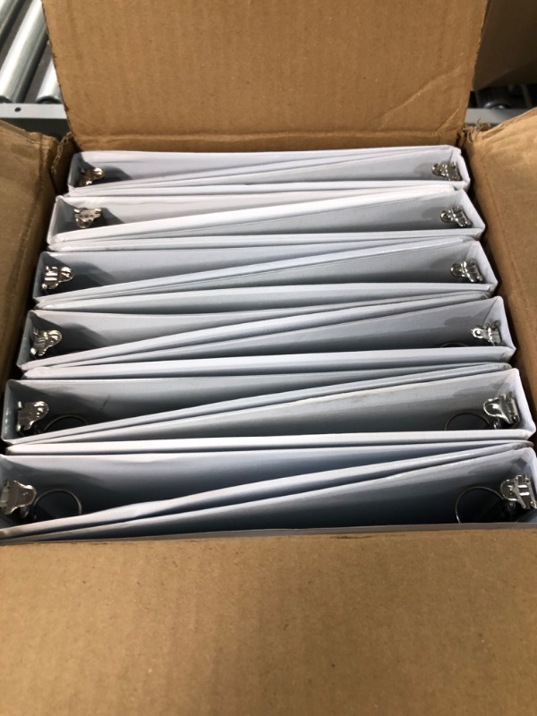 Photo 2 of [USED] 12pk White Binders - 1 Inch each