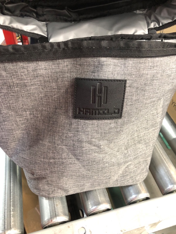 Photo 4 of [SIMILAR] HAMILO Gray Tote Lunch Box with Strap