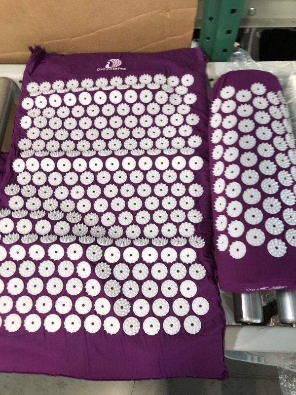 Photo 2 of [USED] Acupressure Mat and Pillow Massage Set + Yoga Mat Rug