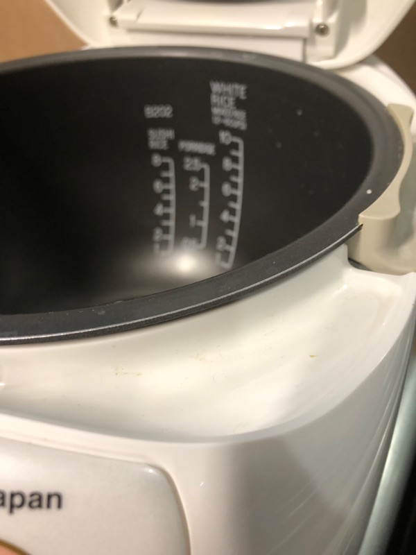 Photo 2 of [USED] Zojirushi NS-ZCC18 Neuro Fuzzy Rice Cooker & Warmer, 10 Cup