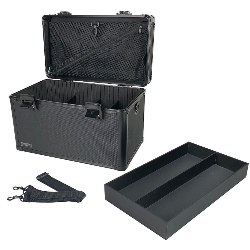 Photo 1 of [USED] IdeaStream Metal Divided Storage Box, 9"H X 8"W X 8"D, Black
