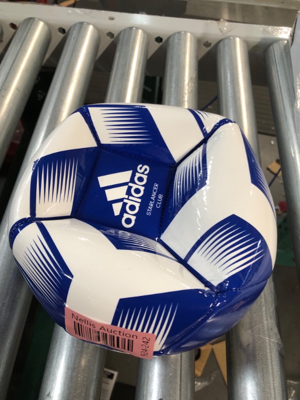 Photo 2 of adidas Starlancer V Club Soccer Ball Royal Blue/White 4 Starlancer Club Ball