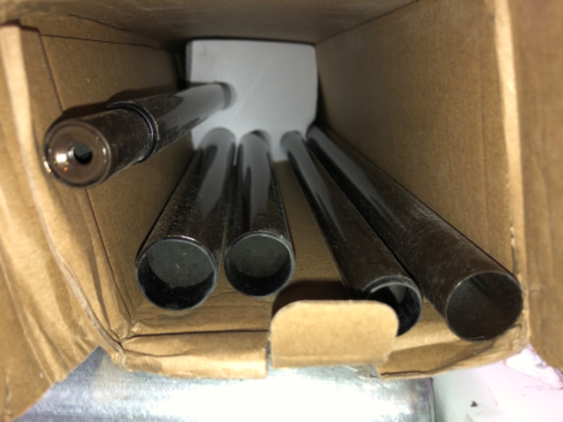 Photo 3 of **USED**KAMANINA 1 Inch Double Curtain Rods 72 to 144 Inches (6-12 Feet) Window Telescoping Drapery Rod