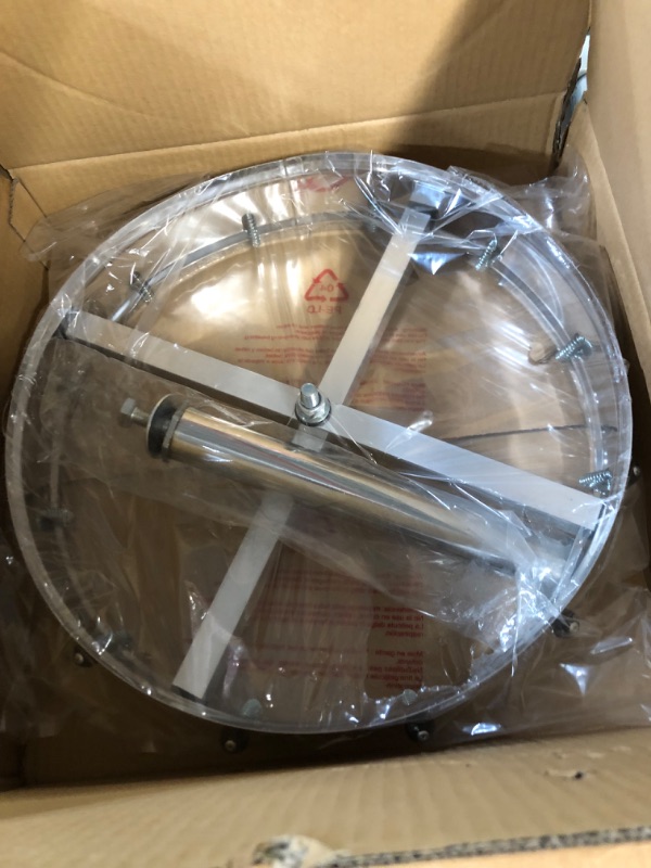 Photo 2 of **USED**
New Star Stainless Steel Order Wheel Ticket Holder, 12 Clips, 14-Inch Dia with 10-Inch Chrome Heavy Base