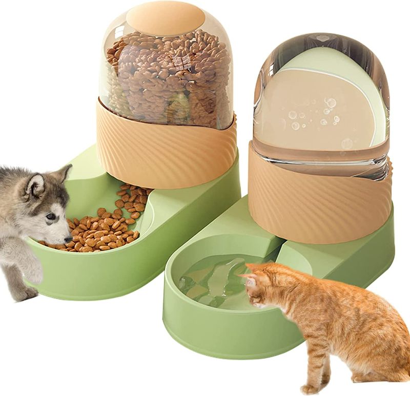 Photo 1 of  Automatic Dog Cat Feeder and Water Dispenser Set