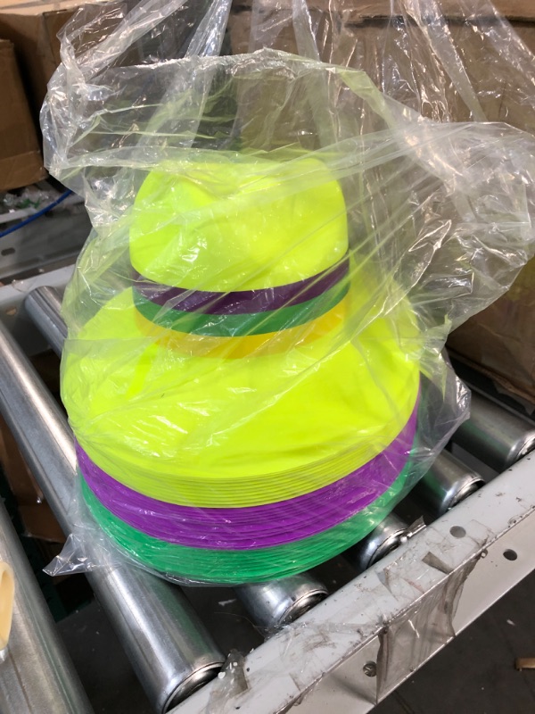 Photo 2 of 30 Pack Mardi Gras Hats Bulk Plastic Mardi Gras Hats 