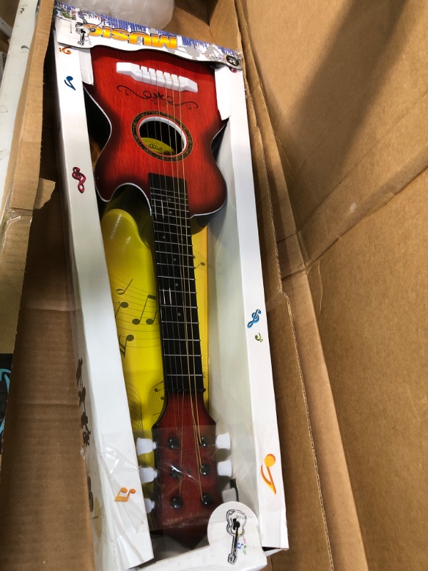 Photo 2 of Happy Tune 6 String Acoustic Guitar Kids Toy