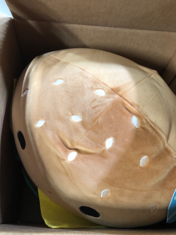 Photo 2 of Squishmallow Large 16" Carl The Cheeseburger Plush