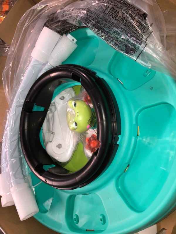 Photo 1 of Bright Starts Bounce Bounce Baby 2-in-1 Activity Center Jumper & Table - Playful Pond (Green), 6 Months+