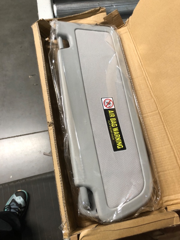 Photo 1 of Ezzy Auto Gray Right Passenger Side Sun Visor for Honda Civic 2006 -2011 EX LX Sedan 